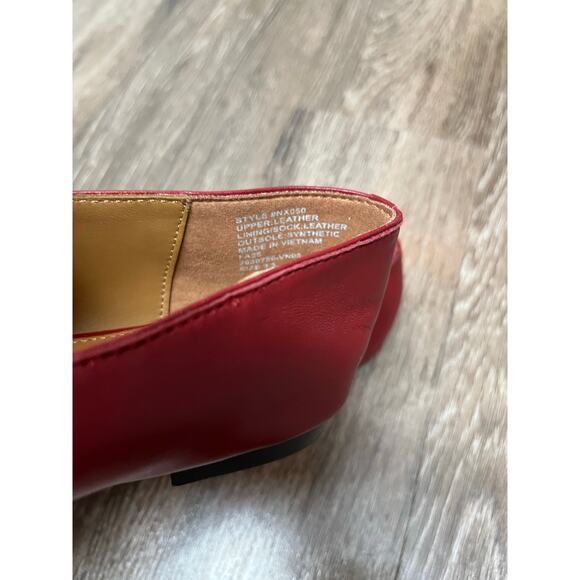 MADEWELL The Mylie Ballet Flat in Wild Cranberry Leather Size 9.5 NWOB - Picture 7 of 9